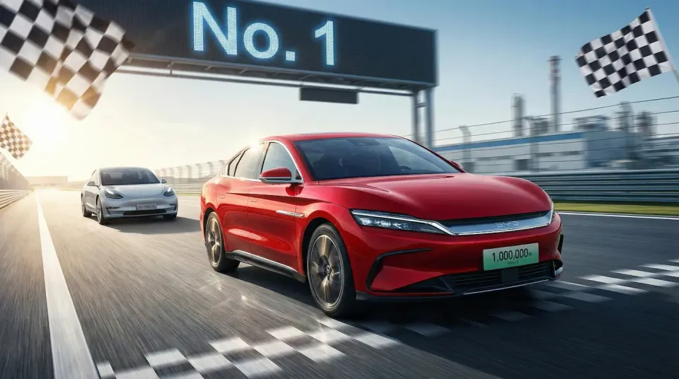 Tesla Loses Place as World’s Top Electric Vehicle Seller to China’s BYD